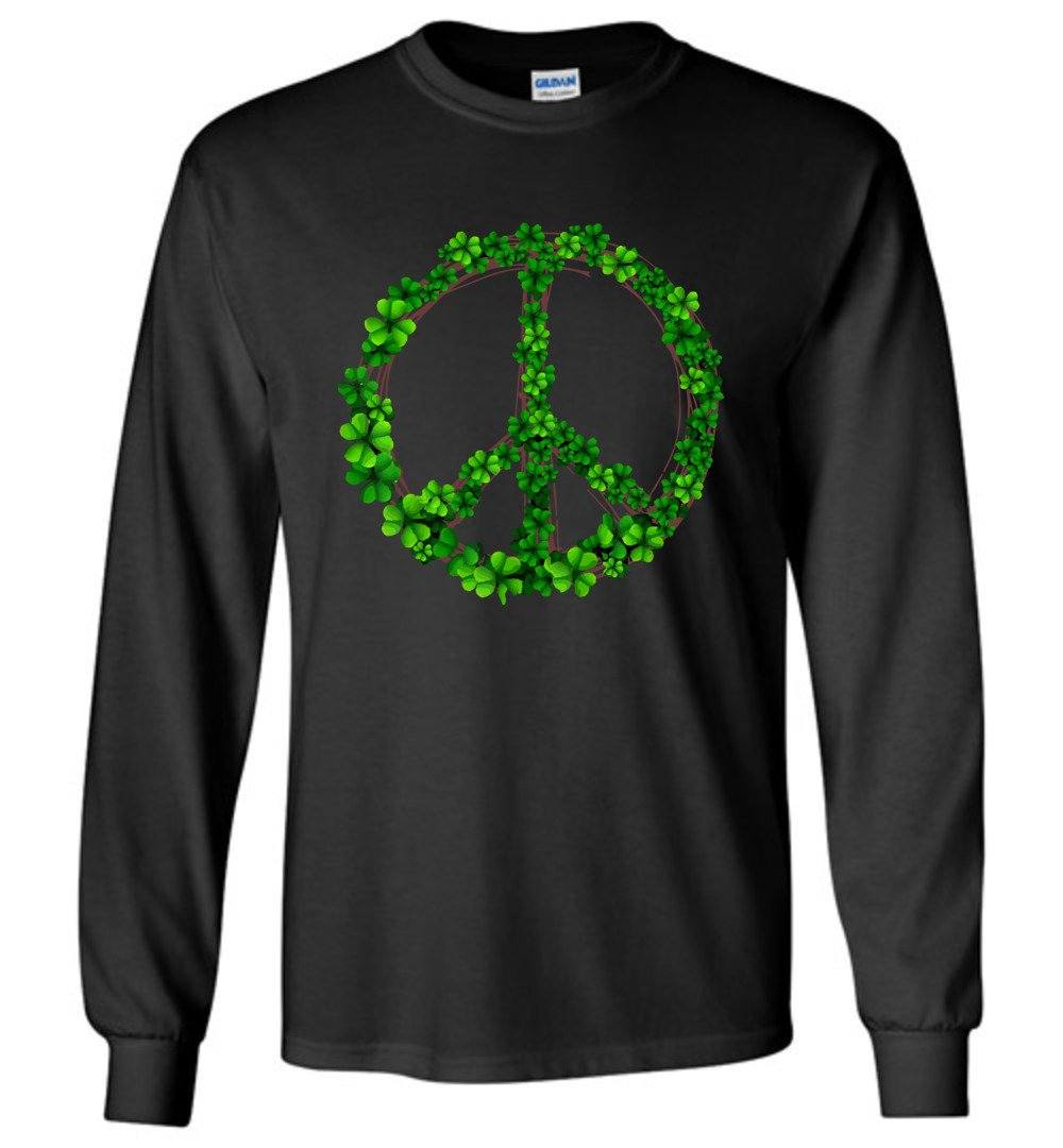Happy Go Lucky T-shirts Heyjude Shoppe Long Sleeve Tee Black S