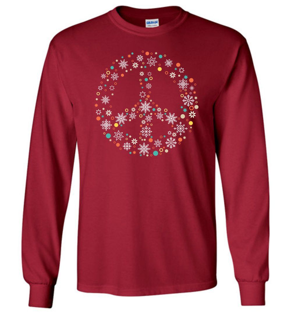 2020 Holiday Long Sleeve T-Shirts Heyjude Shoppe Cardinal Red S