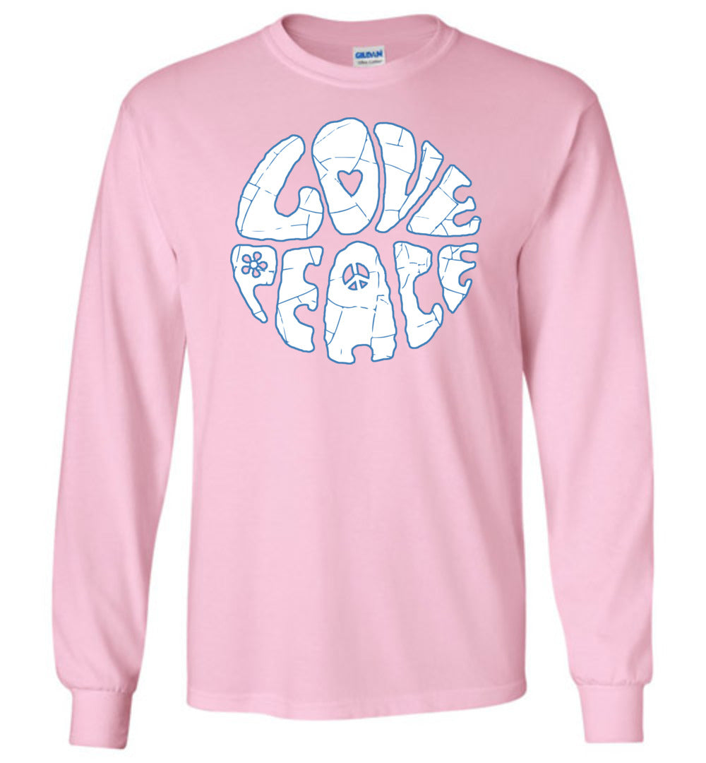 Peace And Love Long Sleeve T-Shirts