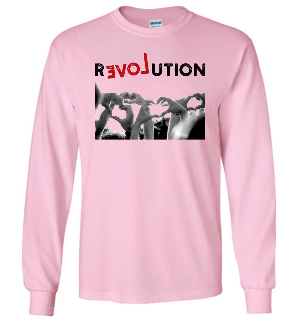 The World Need More Love - Long Sleeve T-Shirts Heyjude Shoppe Light Pink S
