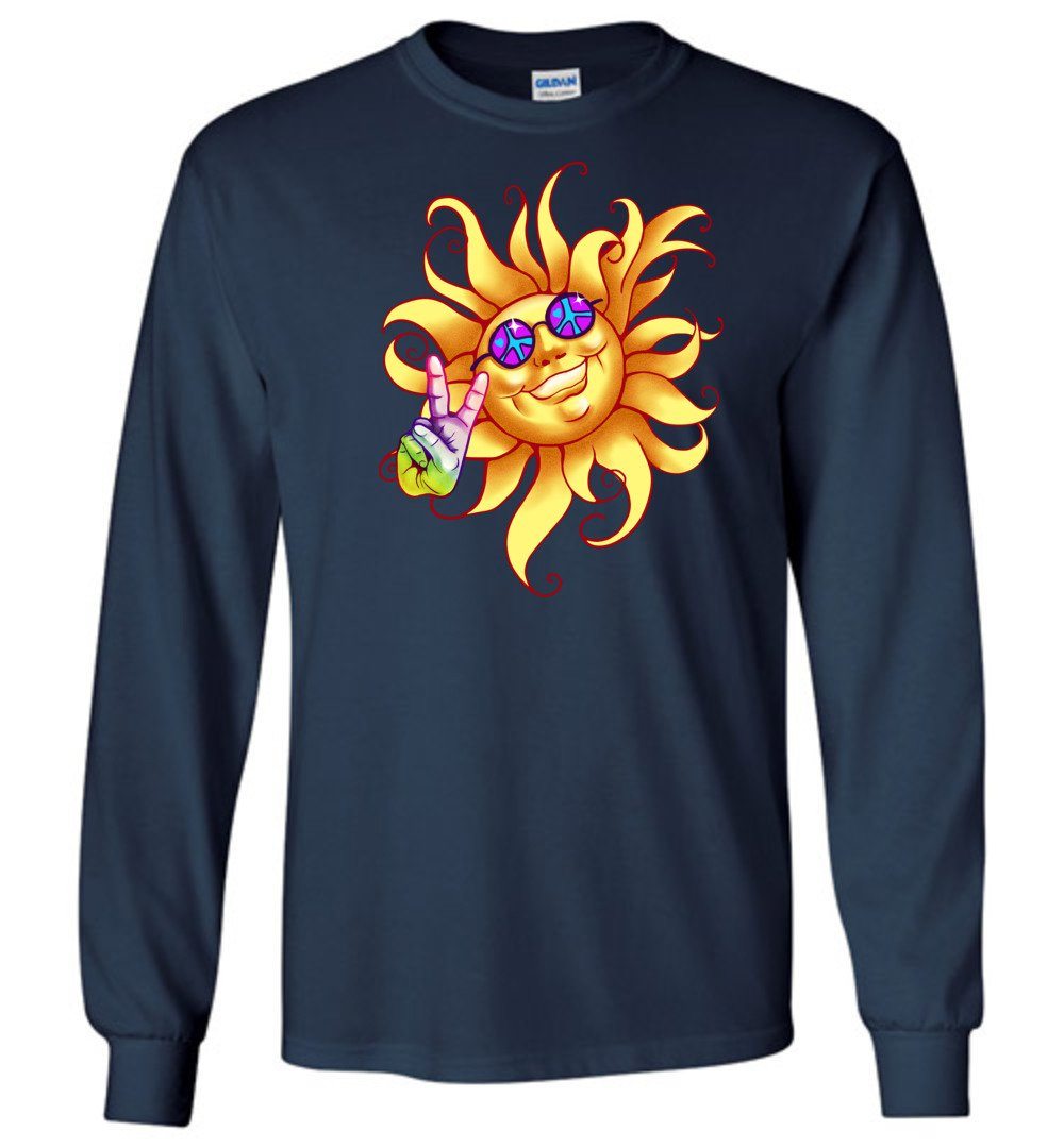 Sunshine - Long Sleeve T-Shirts Heyjude Shoppe Navy S