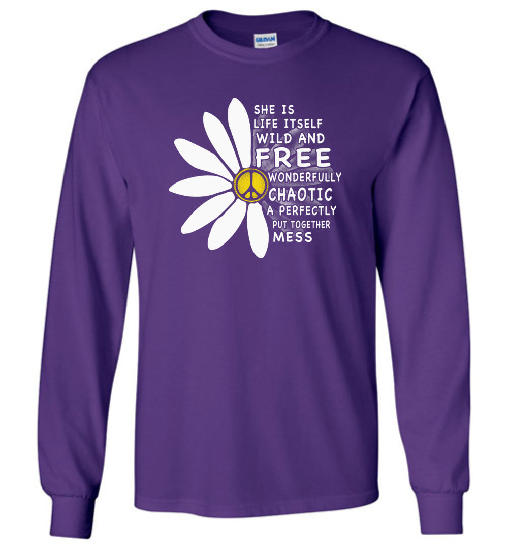 Sunflower - Wild Free Long Sleeve T-Shirts