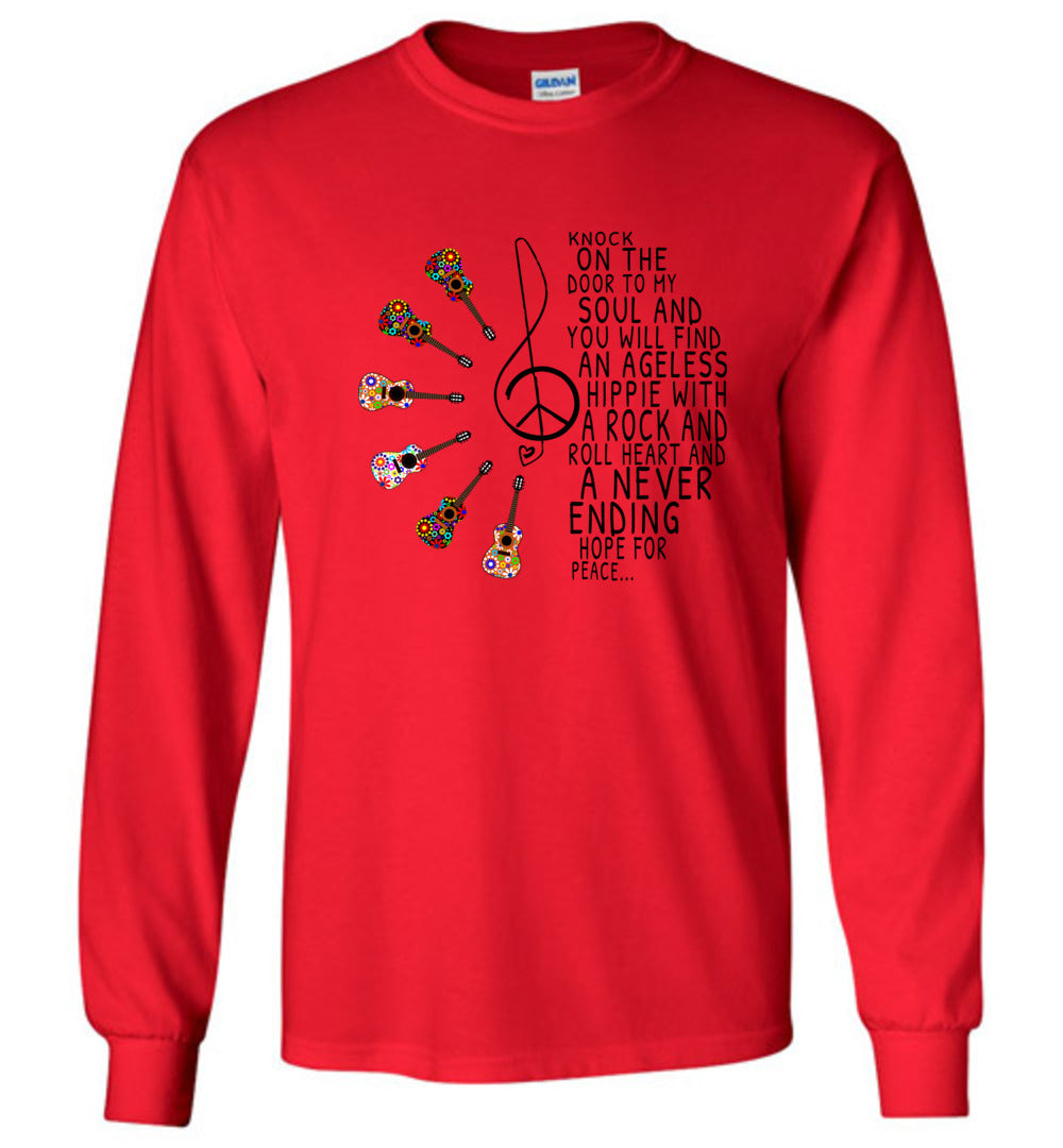 Hippie With A Rock n Roll Heart T-shirts