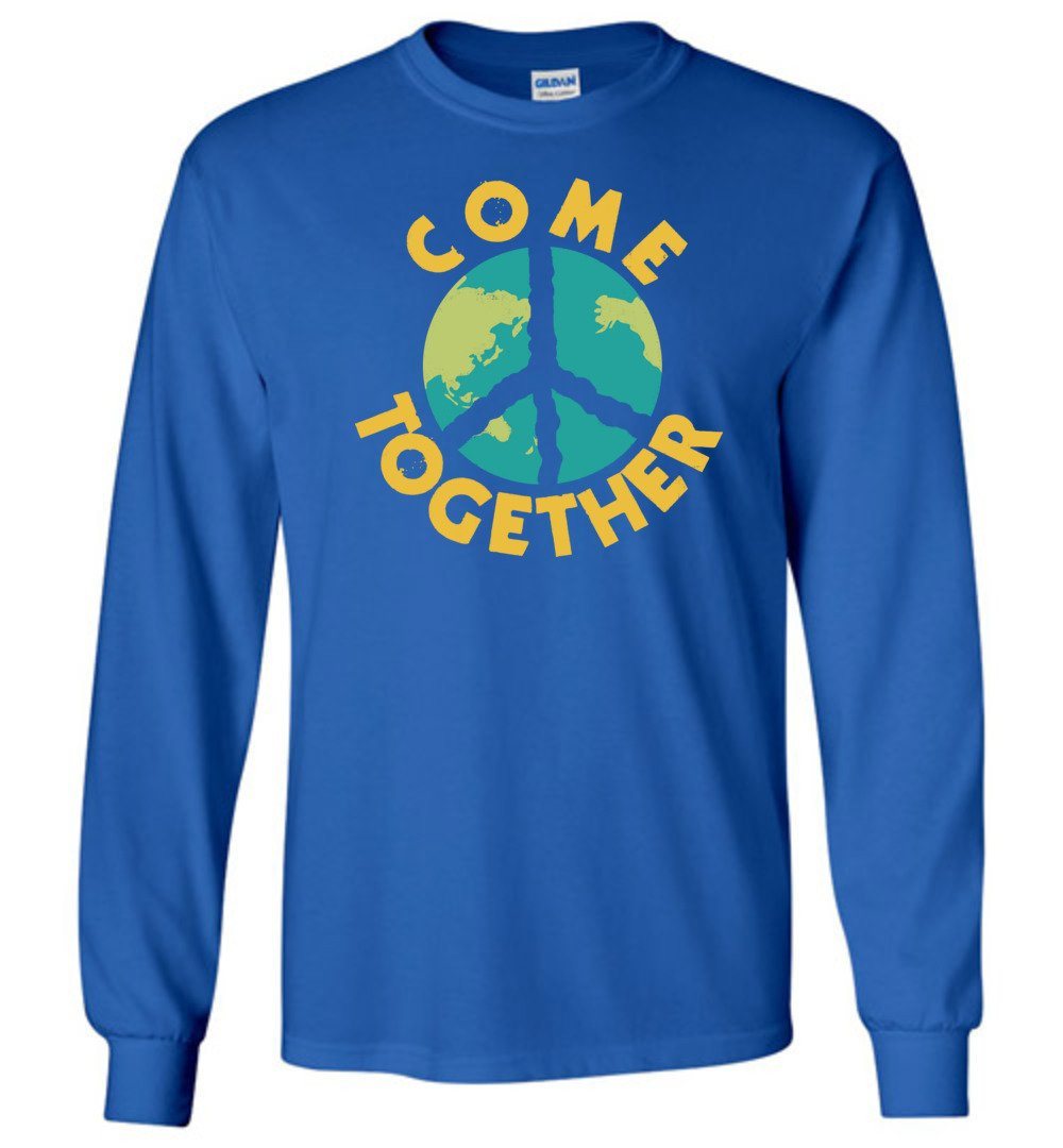 Come Together Long Sleeve T-Shirts Heyjude Shoppe Royal Blue S