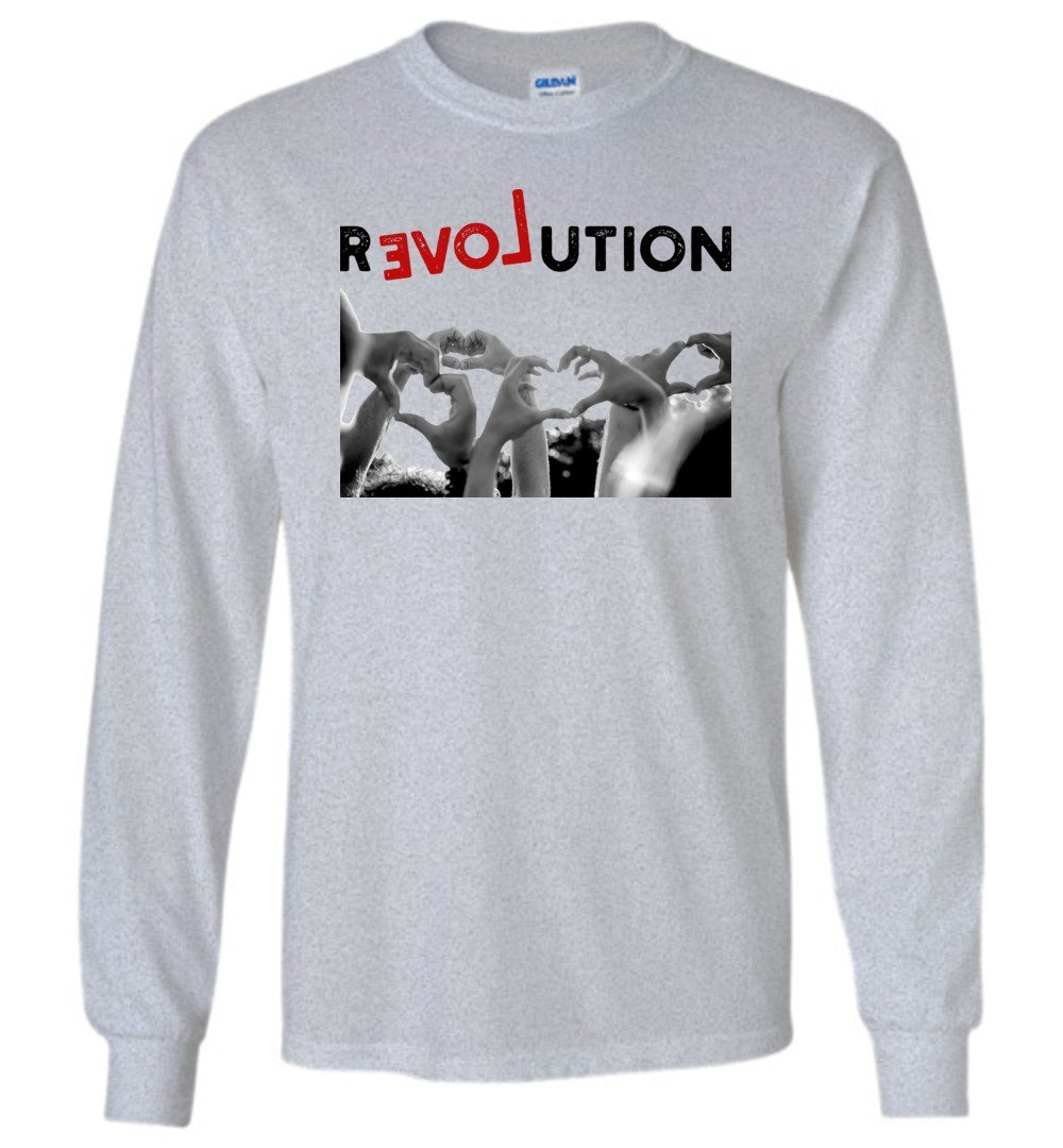 The World Need More Love - Long Sleeve T-Shirts Heyjude Shoppe Sports Grey S