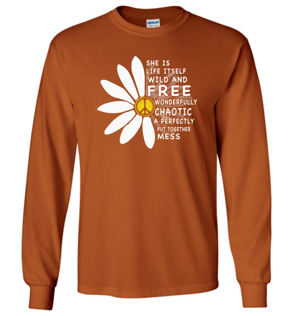 Sunflower - Wild Free Long Sleeve T-Shirts