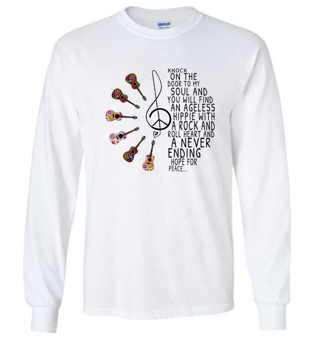 Hippie With A Rock n Roll Heart T-shirts