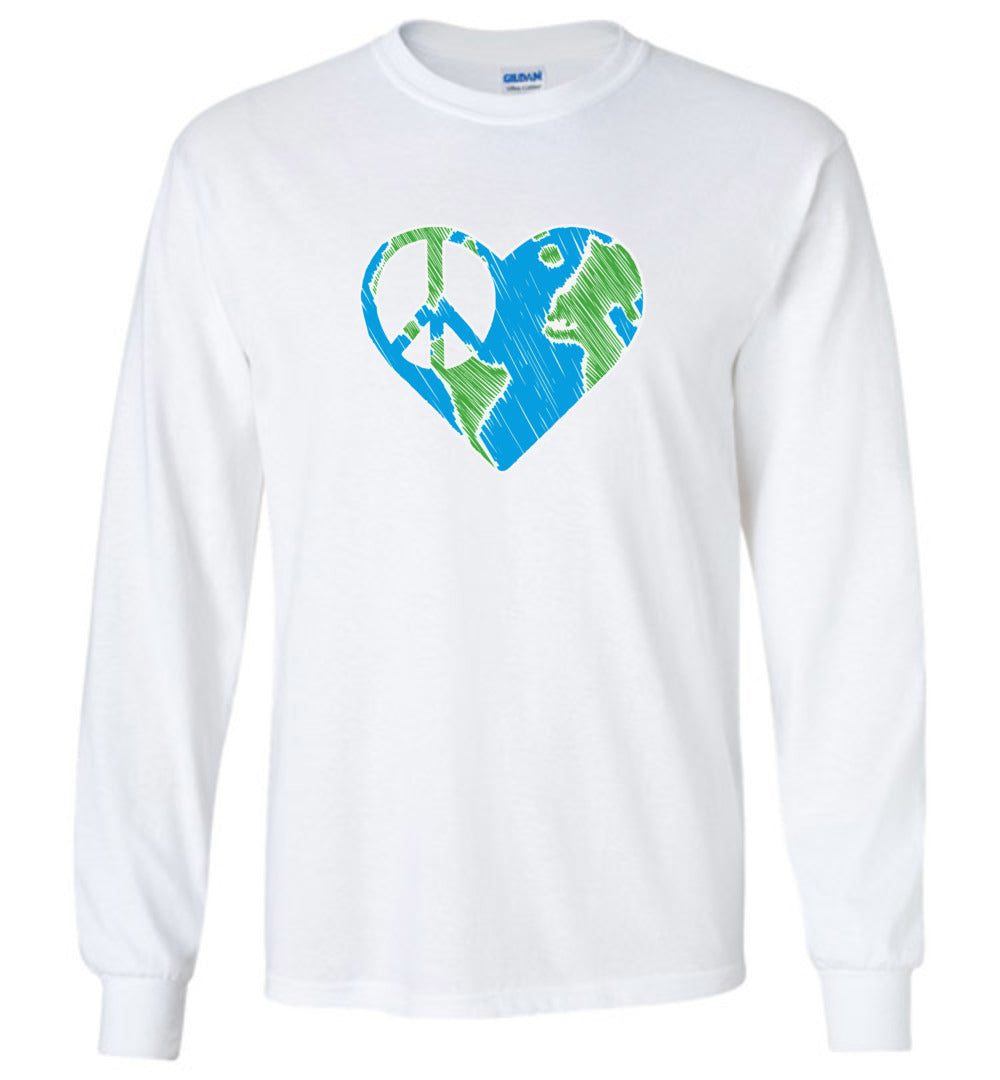 I Heart Peace - Long Sleeve T-Shirts