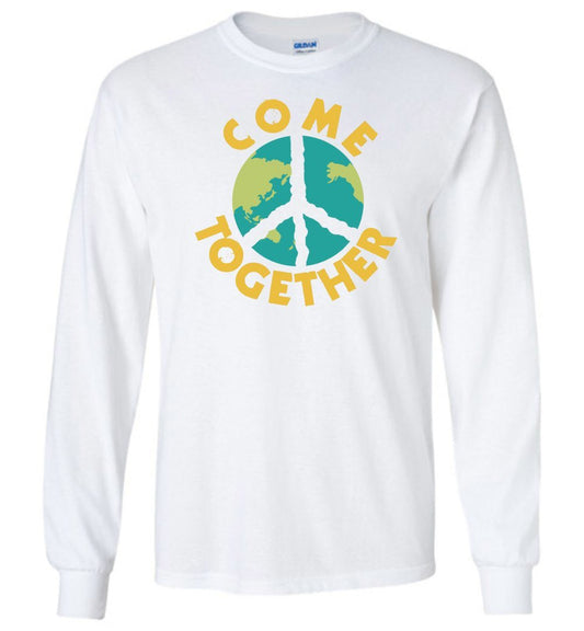 Come Together Long Sleeve T-Shirts Heyjude Shoppe White S