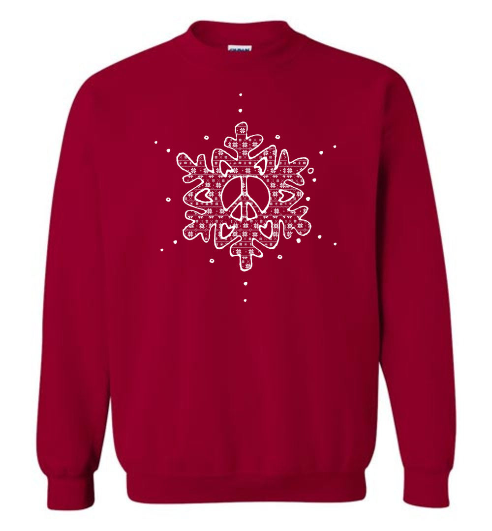 Peace Love Snowflake Sweatshirt