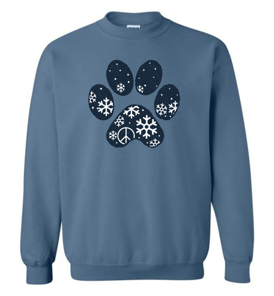 Winter Paw Sweatshirts