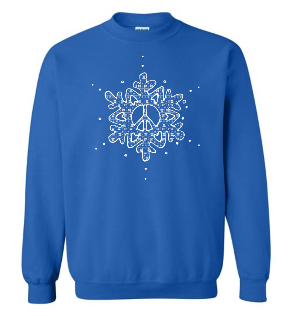 Peace Love Snowflake Sweatshirt