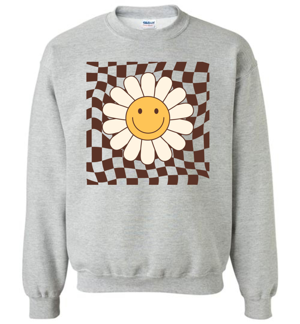 Smily Daisy Retro Sweatshirt
