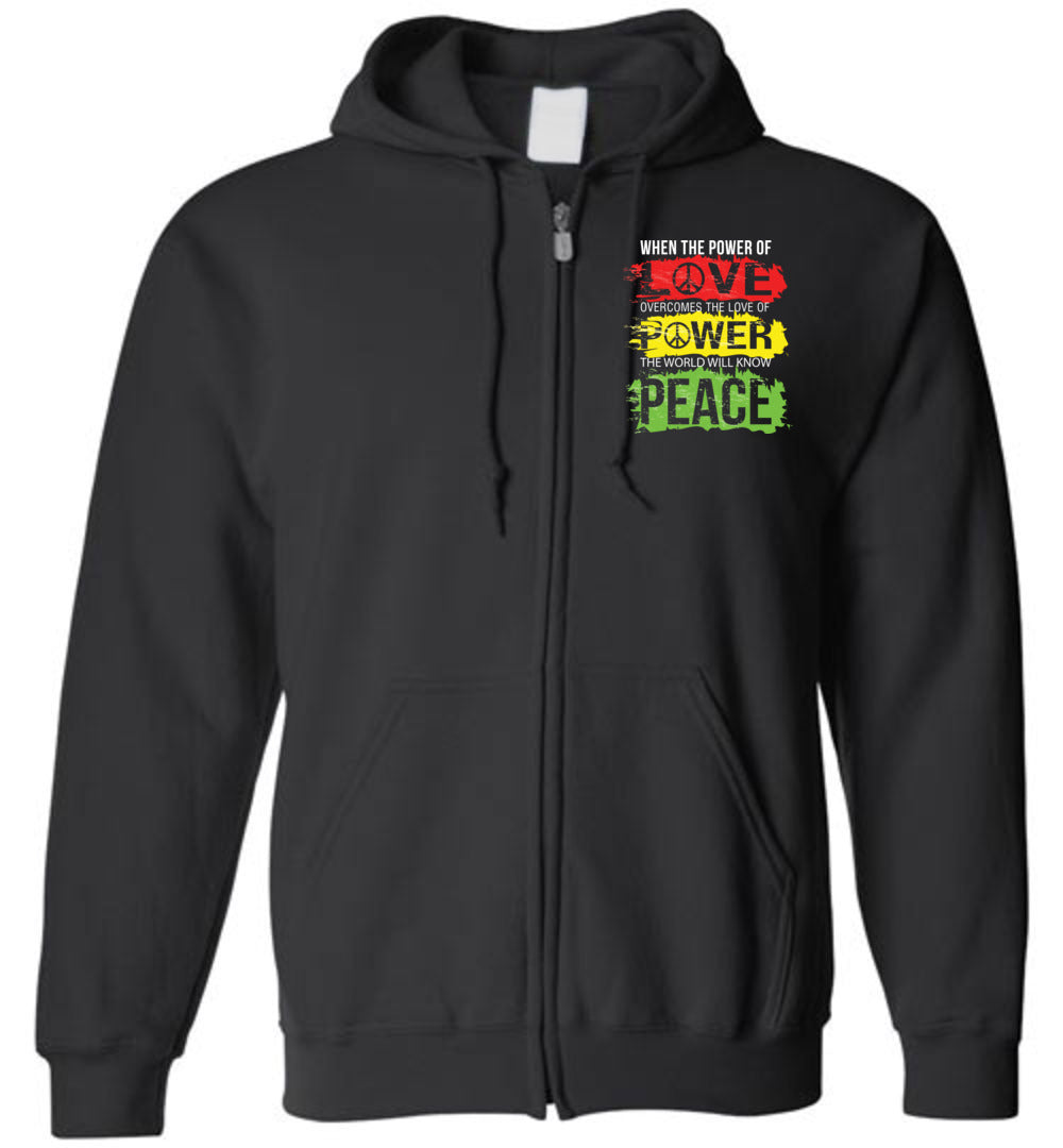 The World Will Know Peace - Zip Hoodie