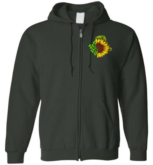 Sunflower- Shamrock - Zip Hoodie