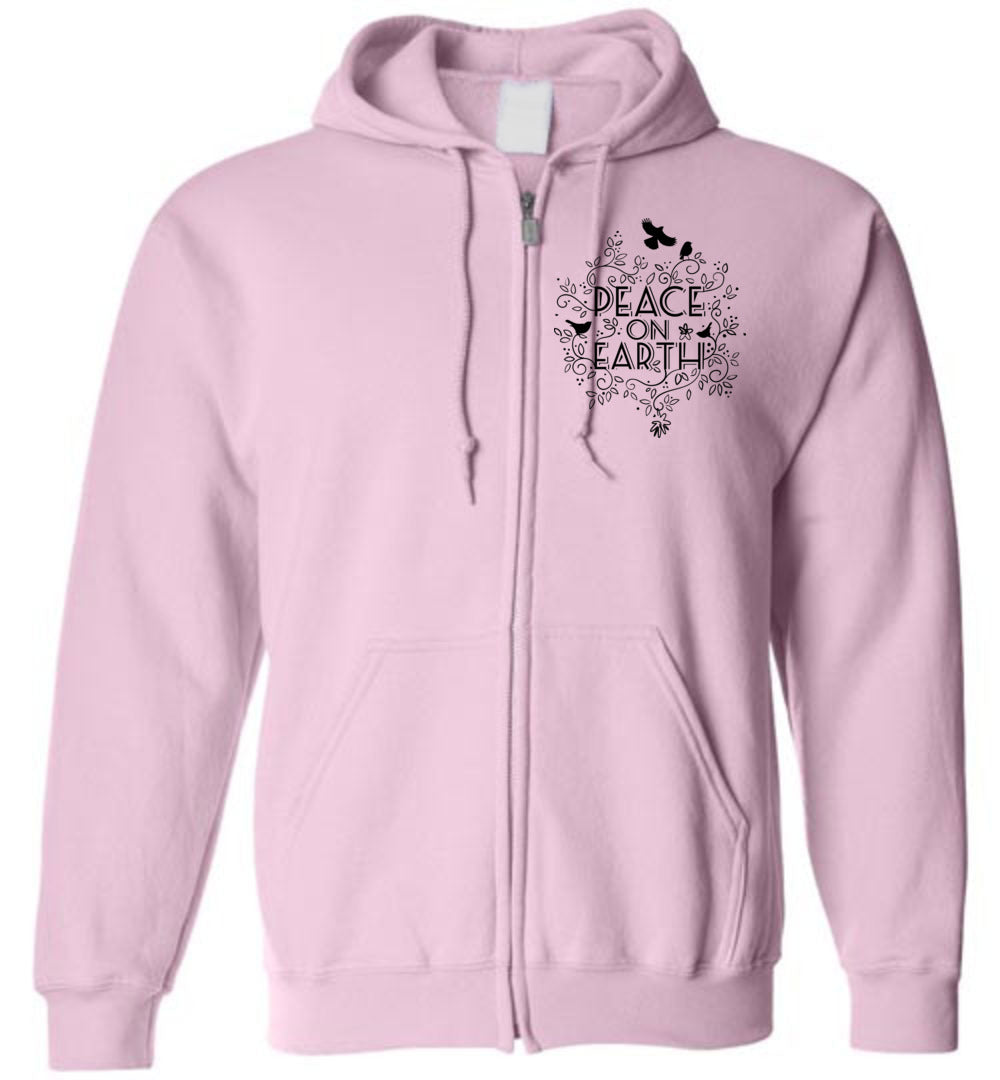 Peace On Earth - Zip Hoodie