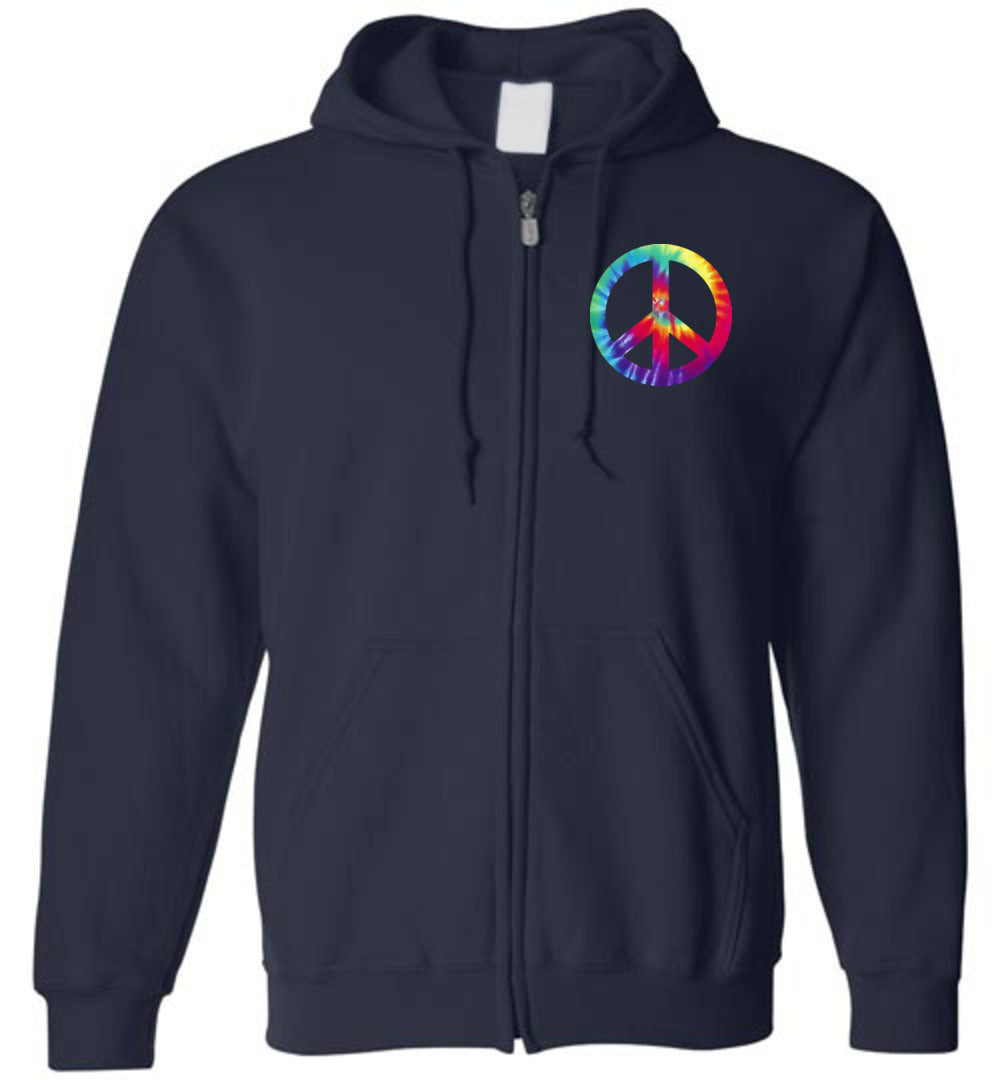 Peace Sign - Zip Hoodie