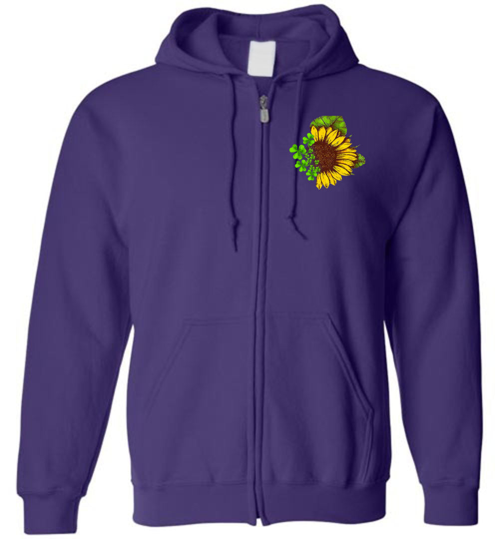 Sunflower- Shamrock - Zip Hoodie