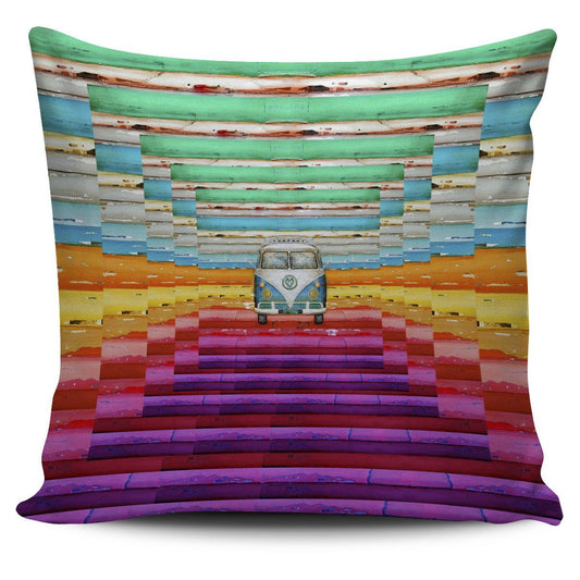 Hippie Van Pillow Cover Gift Heyjude Shoppe