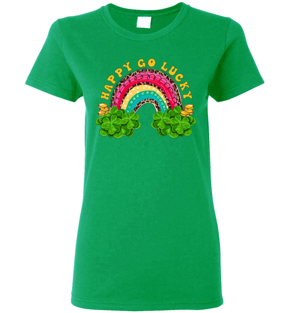 Happy Go Lucky Rainbow Short-Sleeve T-Shirt