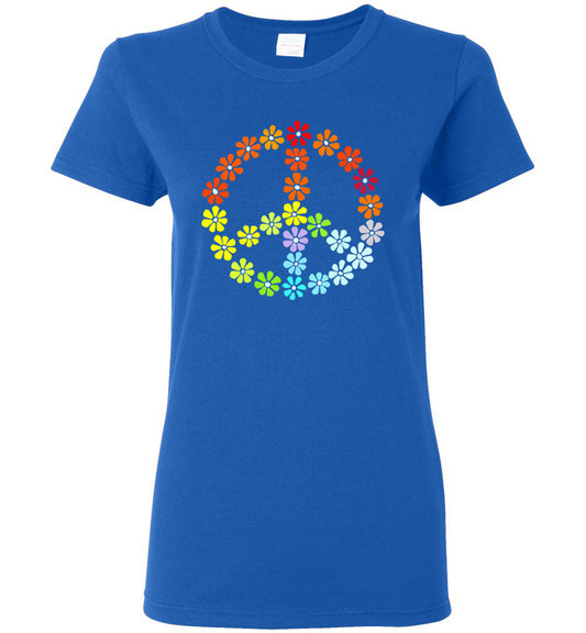 Peaceful Flowers Short-Sleeve T-Shirt
