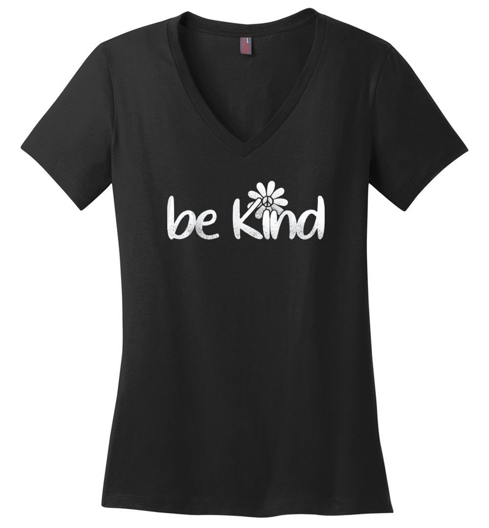 Be Kind - Daisy Vneck Heyjude Shoppe Black XS