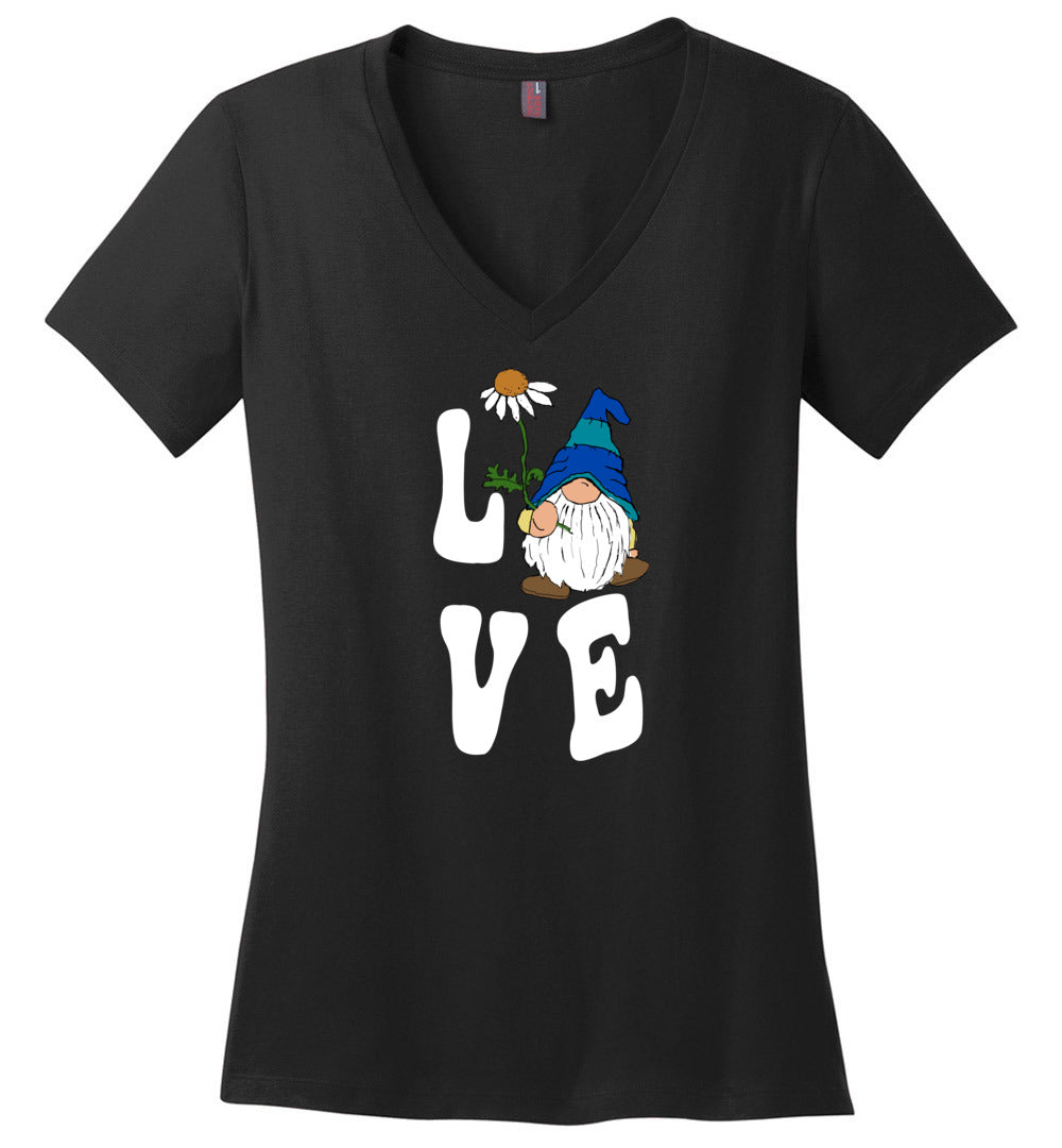 Love Gnomie V-neck