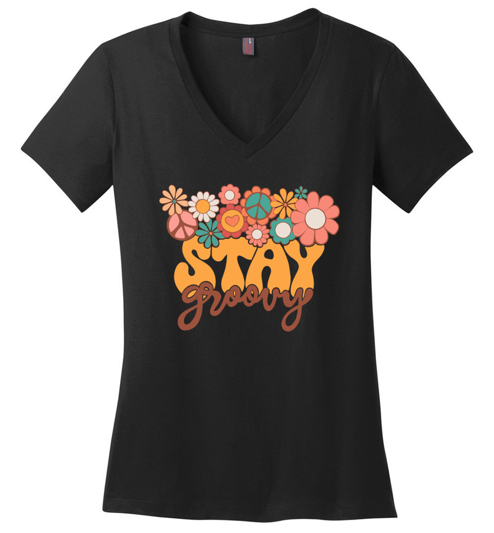 Stay Groovy V-necks