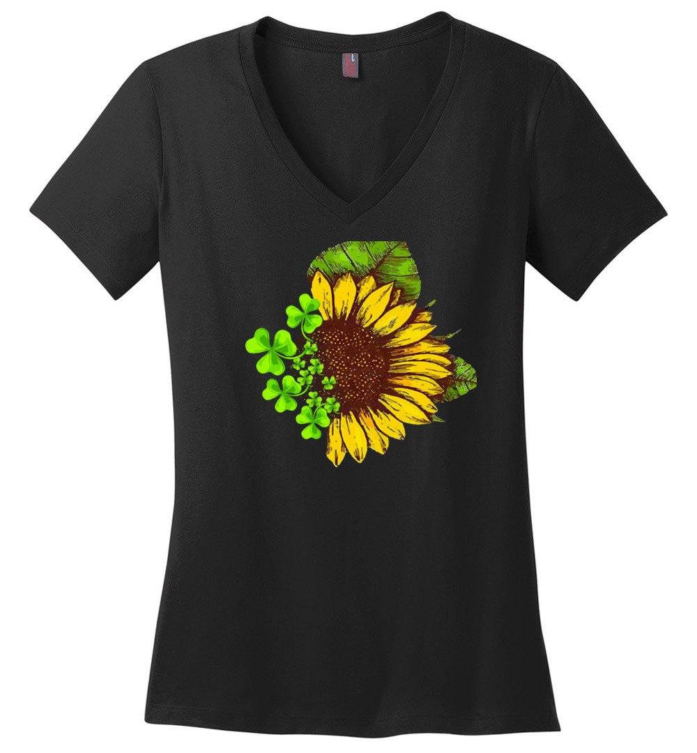 Hapy Go Lucky V-neck Heyjude Shoppe Black XS