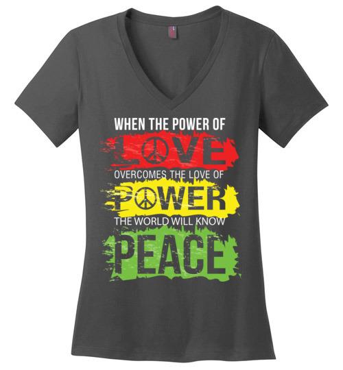 The World Will Know Peace Heyjude Shoppe Charcoal S