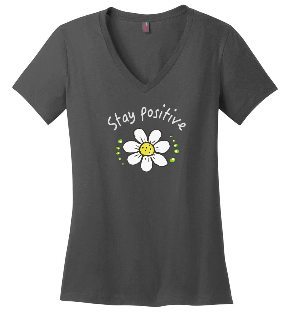 Stay Positive V-neck