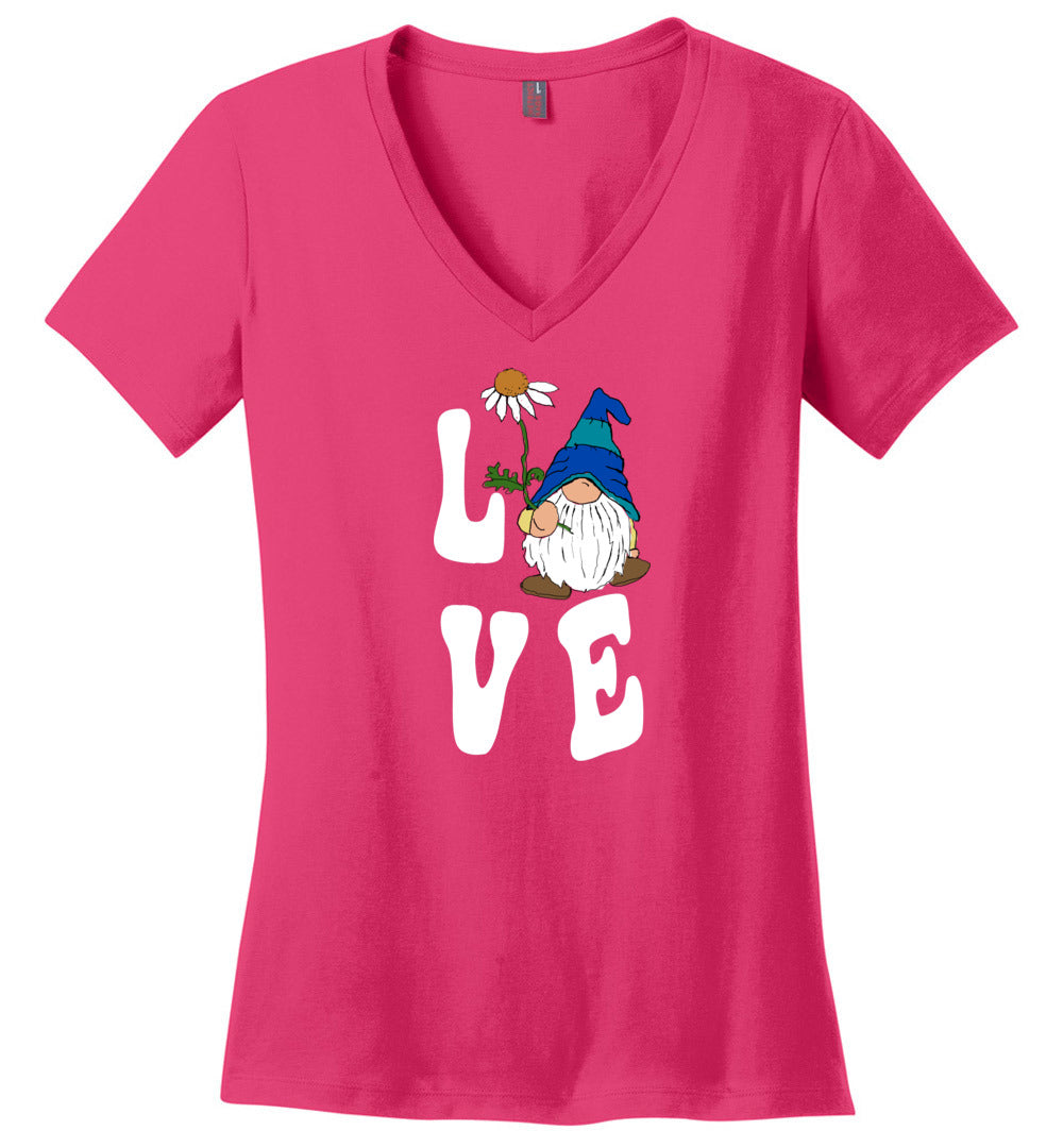 Love Gnomie V-neck