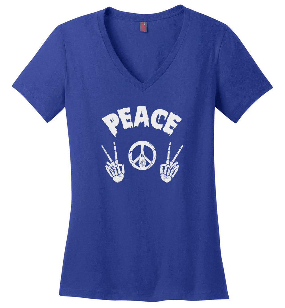 Peace Skeleton T-shirts