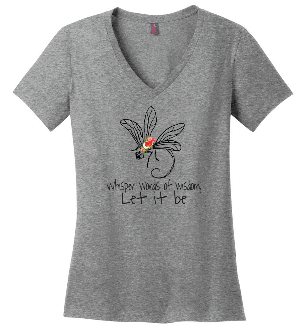 Let It Be Dragonfly V-necks