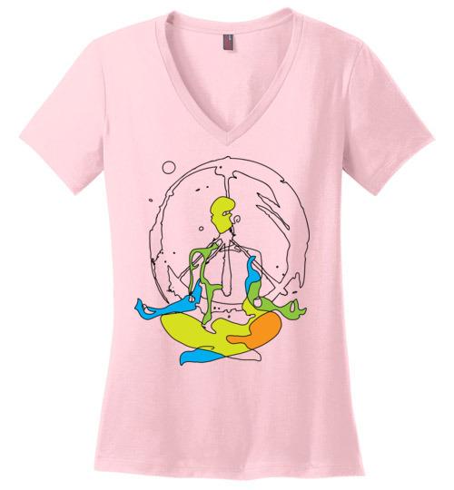 International Yoga Day- Yoga With Peace Heyjude Shoppe Light Pink S