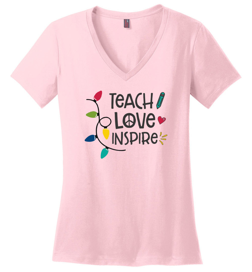 Teach Love Inspire V-Neck