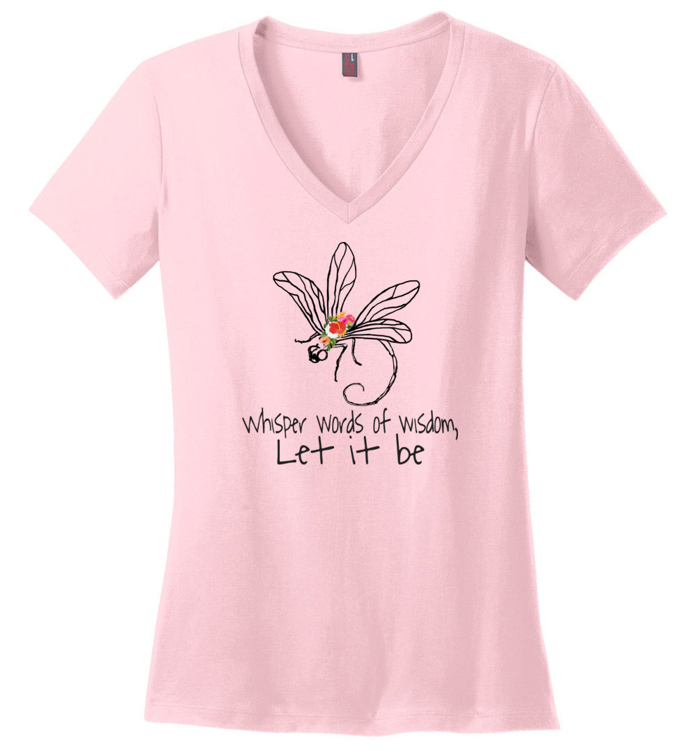Let It Be Dragonfly V-necks