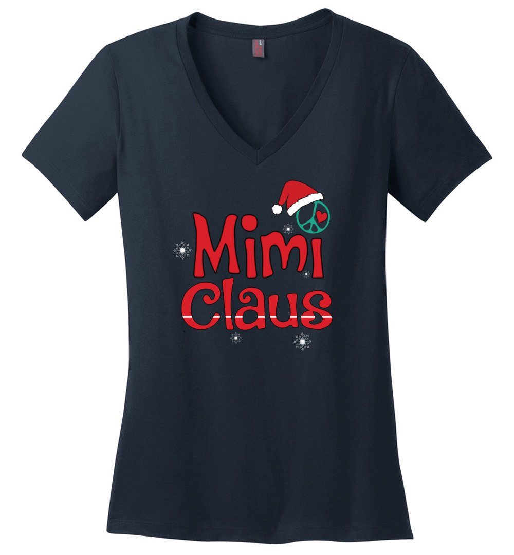 Mimi Claus Vneck Heyjude Shoppe Navy XS