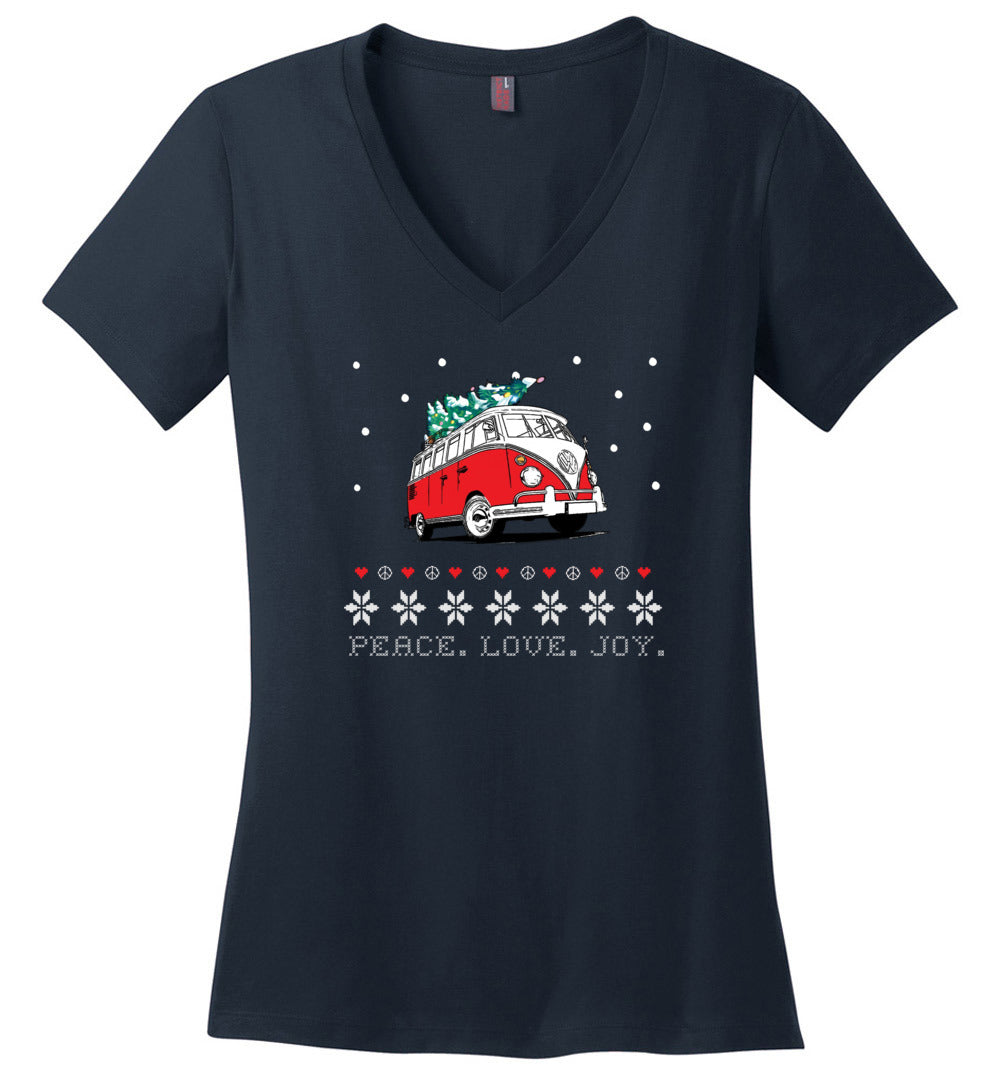 Hippie Van Holiday- V-Neck