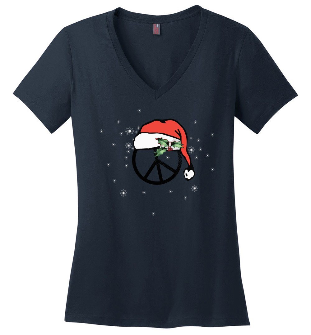 Holiday Vneck Heyjude Shoppe Navy XS