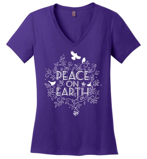 One Peace One Love One Earth Heyjude Shoppe Purple S
