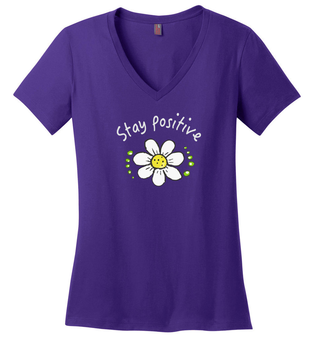 Stay Positive V-neck