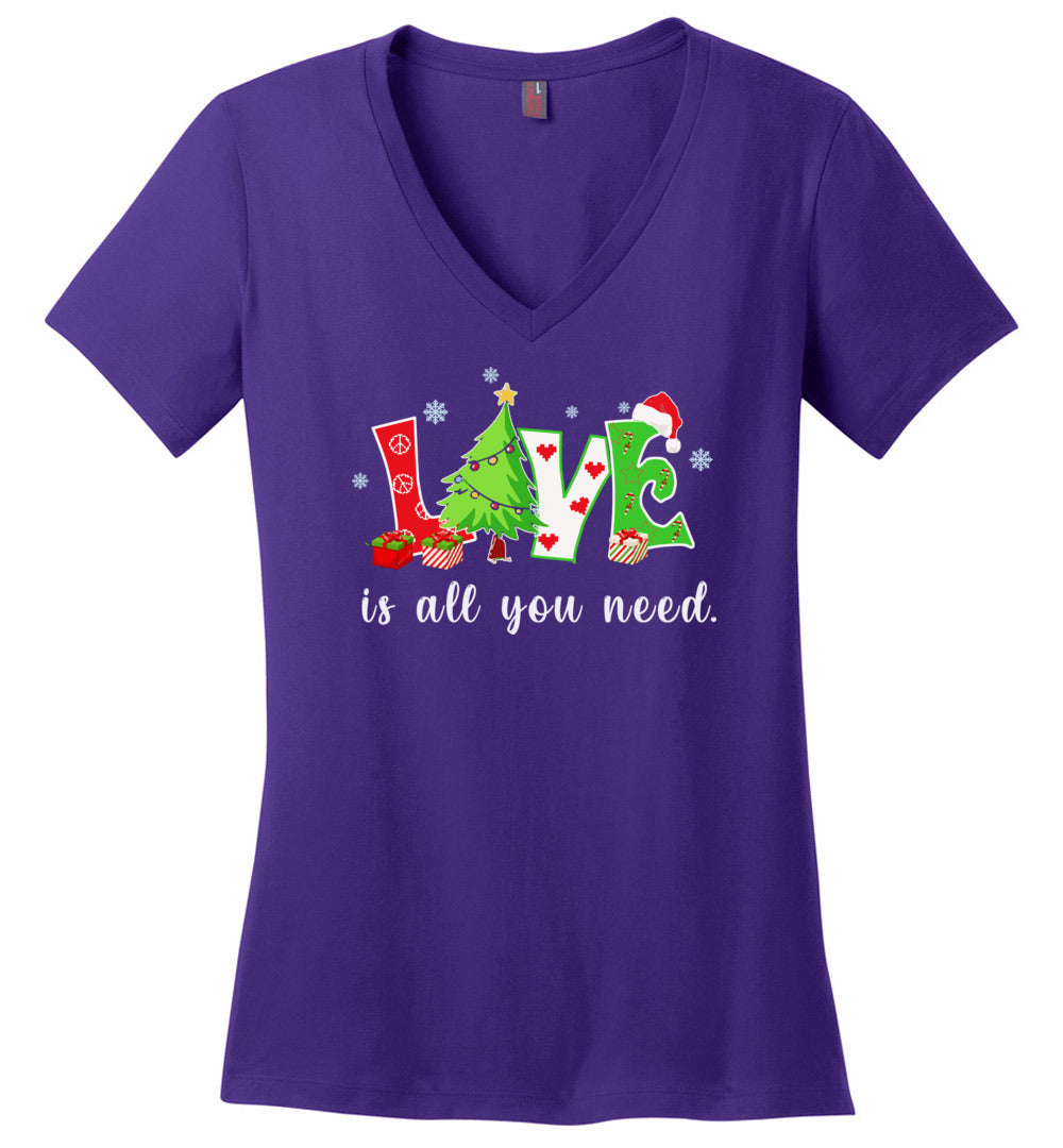 Love Is All You Need Holiday T-shirts