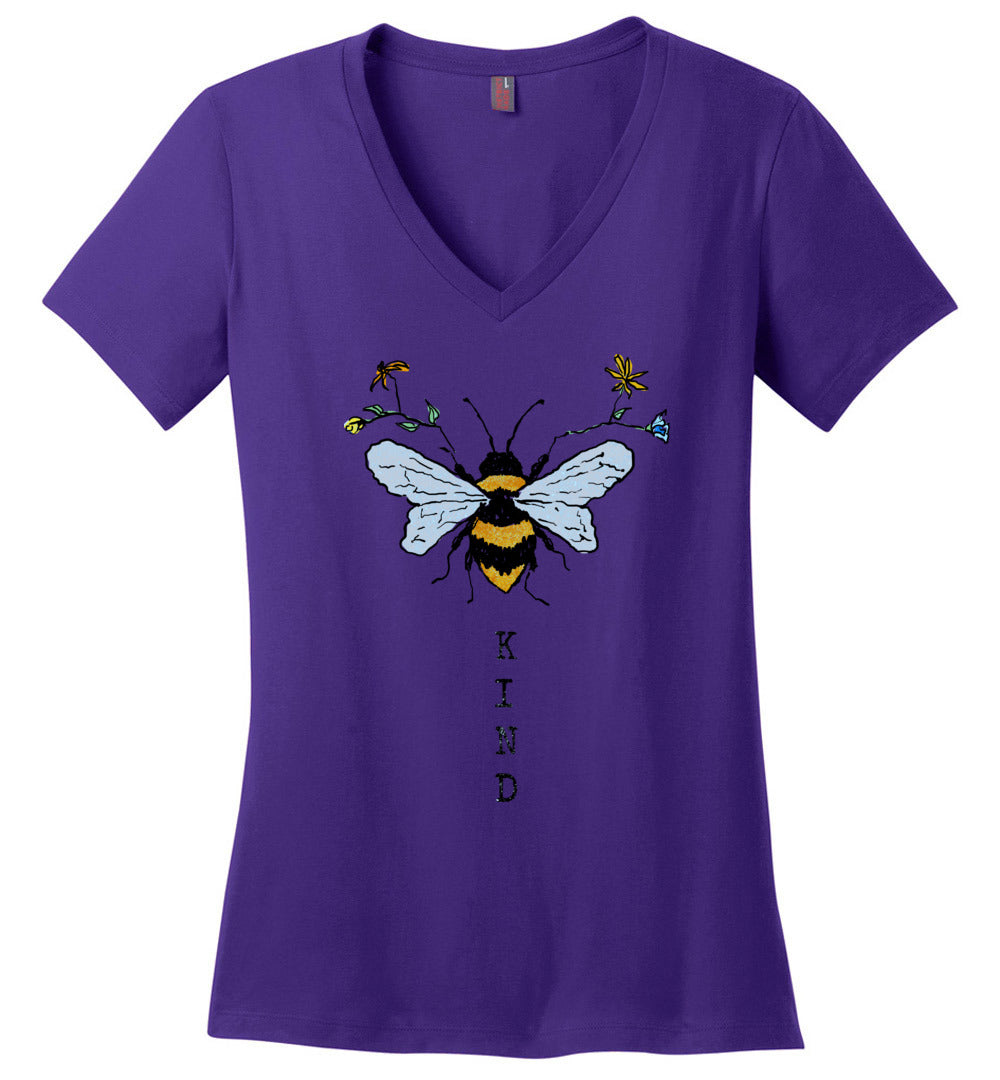Bee Kind Spring V-neck