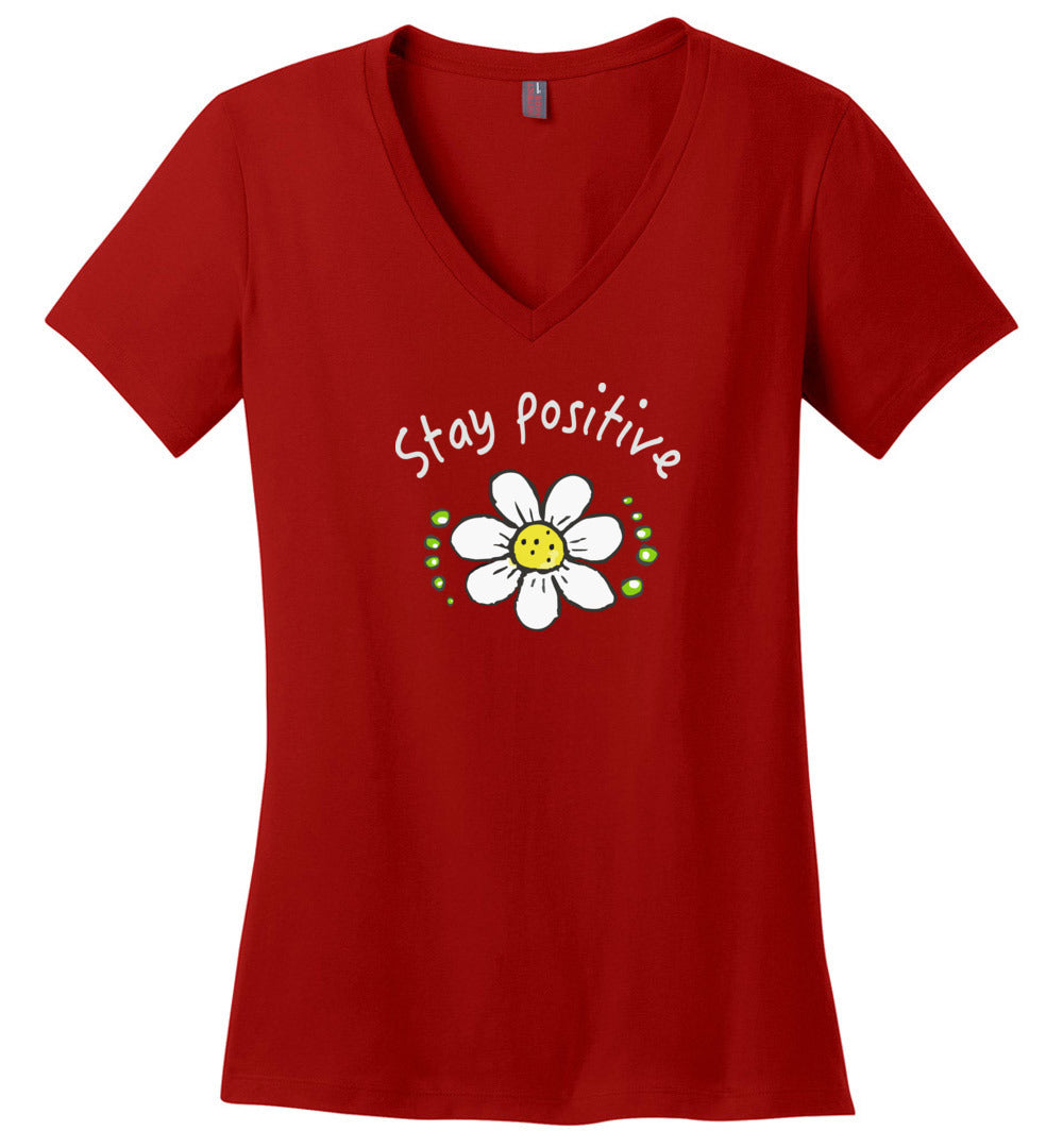 Stay Positive V-neck