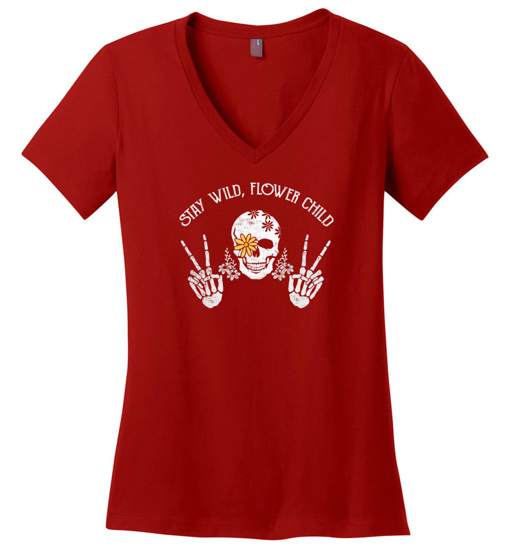 Stay Wild Flower Child V-neck