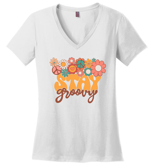 Stay Groovy V-necks