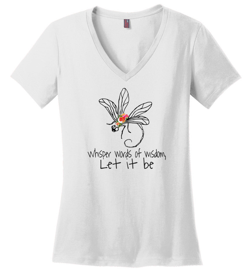 Let It Be Dragonfly V-necks