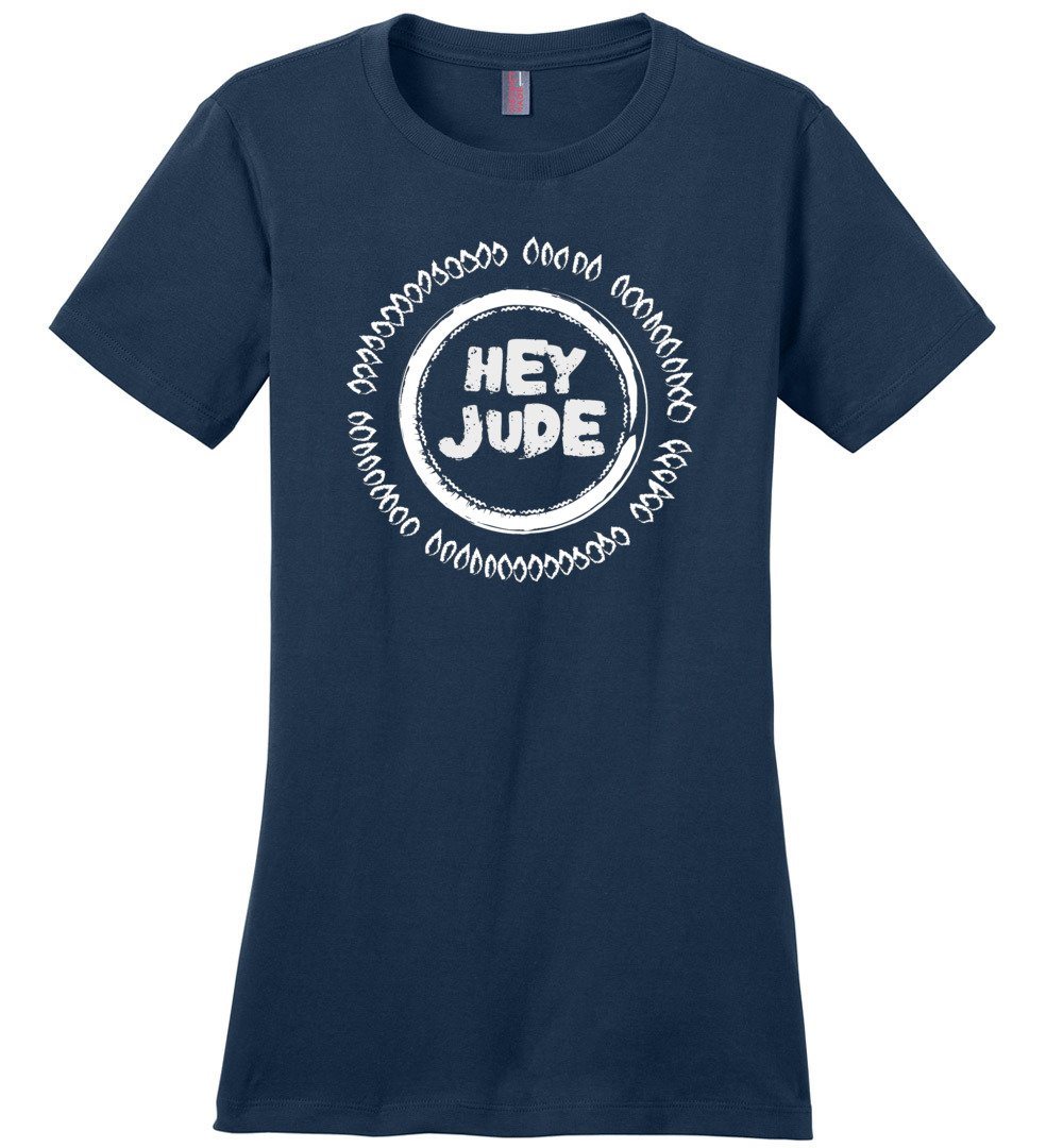 Heyjude T-shirts Heyjude Shoppe Ladies Crew Tee Navy XS