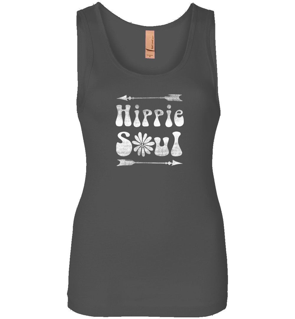 Hippie Soul Tank Heyjude Shoppe Women's Tank Dark Grey S